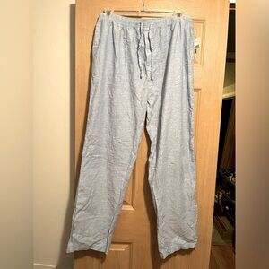 NWT Bailey's Point 100% Light Blue Linen Pants